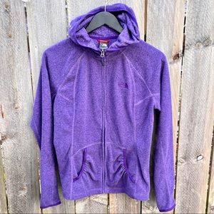 *The North Face | Purple Masonic Fleece Sweatshirt/Hoodie Size M